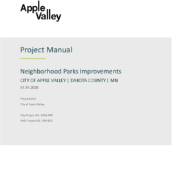 Apple Valley Neighborhood Parks - Bid Set 1 (9 parks) thumbnail icon